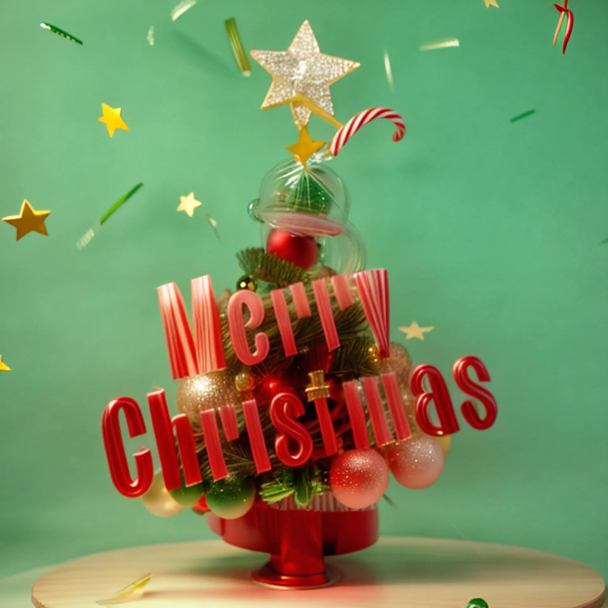 Merry Christmas rot grüne ...